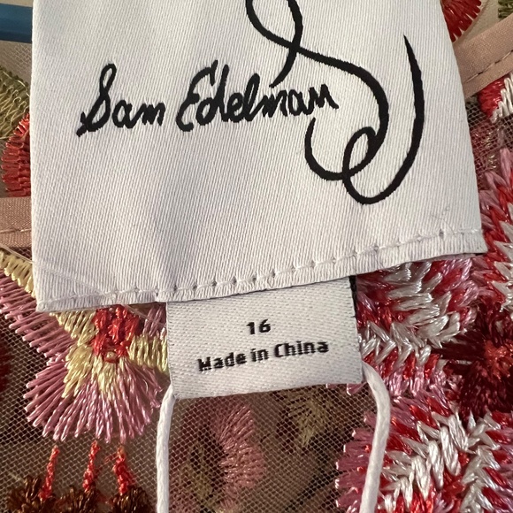 Sam Edelman Women's Sleeveless Printed Embellished Sheath Dress Size 16 NWT - Picture 6 of 15